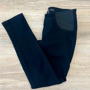 1822 Denim. Maternity panel insert Black Skinny pant